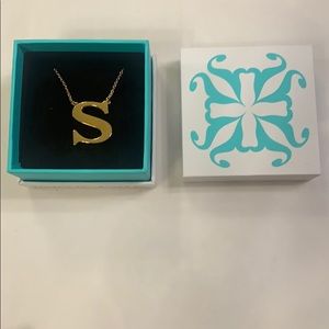 Initial “S” necklace